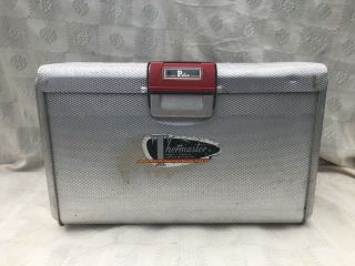 Vintage Mid - Century Thermaster Poloron Aluminum Ice Chest/cooler