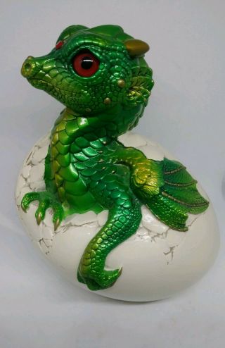 Windstone Editions Hatching Empress Dragon Emerald Permanently Retired - 96 Pena