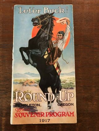 1917 Pendleton Round - Up Program