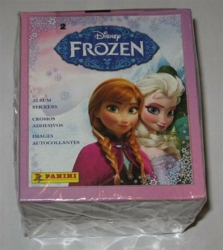 Factory 50 Pack Box 2014 Panini Disney Frozen Album Stickers