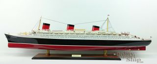 Ss Normandie French Ocean Liner Ship Model 40 " Museum Quality
