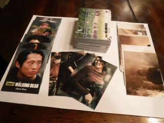 The Walking Dead Season 4 Part 2 Complete 94 Card Mini Master Set With Inserts