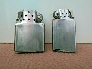 (2) " Zippo Lighter Inserts " : (1) Each 1968 Standard & Slimline Sizes