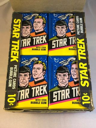 1976 Topps Star Trek The TV Series Full Wax Box 36 Packs 2