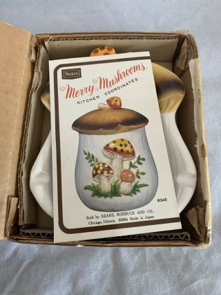 Vintage 1978 Sears Roebuck Merry Mushroom Ashtray Not 2