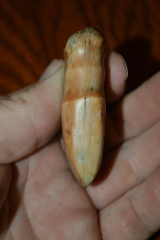 Colorful Miniature Spiral Grooved Pecos axe Dolores Co,  Colorado 2.  3/8 x 1.  3/8 5