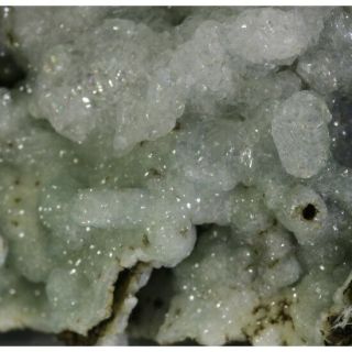 White Smithsonite w/ Calcite xls: Hilarion Mine.  Lavrion Pref.  Attika,  Greece 5