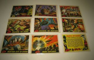 1962 Topps Mars Attacks Card Near Complete Set of 54 Cards Great Shape 11