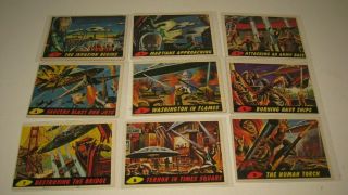 1962 Topps Mars Attacks Card Near Complete Set Of 54 Cards Great Shape