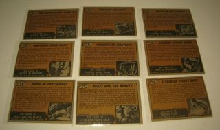 1962 Topps Mars Attacks Card Near Complete Set of 54 Cards Great Shape 4