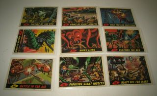 1962 Topps Mars Attacks Card Near Complete Set of 54 Cards Great Shape 9