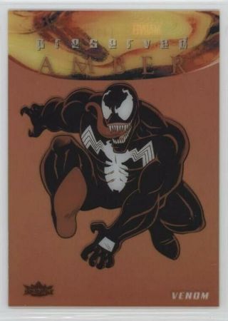 2017 Fleer Ultra Spider - Man Preserved Amber Black & White Venom /175 Pa1
