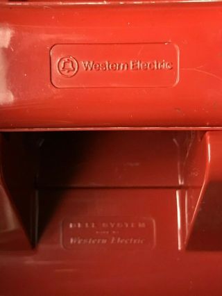 NOS Western Electric - Bell System 2565 Touchtone 5 Line Telephone - 53 RED 4