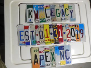 Private Listing For Allen Only License Plate Letters