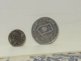 Vtg.  West Virginia Souvenir Metal Coin