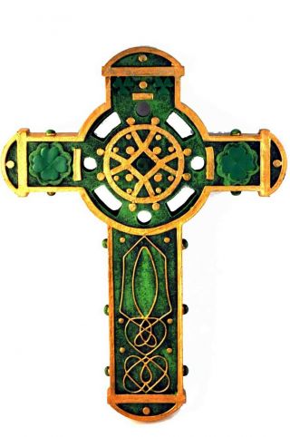 Irish Celtic Wall Cross From Gifts Of Faith Sku Es560