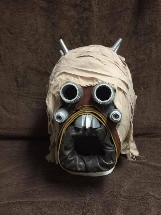 Tusken Raider Helmet Completed As Seen With Printed Shell Made To Order