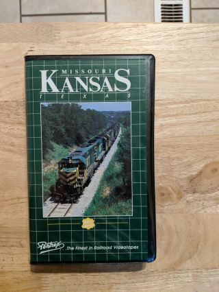 Missouri Kansas Texas Pentrex Railroad Vhs 1988