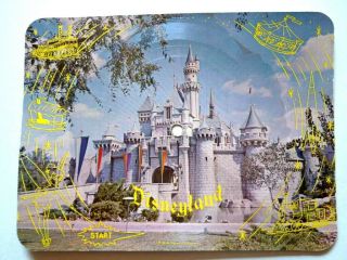 Un - Disneyland 1955 Talking Phono Record Postcard 8 " By 6 " Plus Mailer Rare