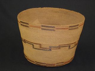 A Tlingit Basket,  American Indian Basket,  Circa: 1910