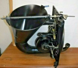 Antique Edison Record Player Phonograph Motor With Horn And Turntable