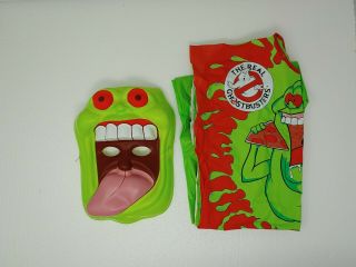 Rare Vintage Ben Cooper The Real Ghostbusters Slimer Ghost Mask,  Costume Boxed