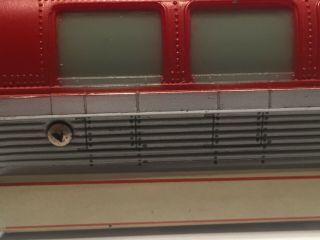 Schuco Disneyland Monorail middle car and middle car with bolster in red 3