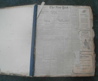 York Times,  Bound Editions,  July 1 - July 31,  1923 - - Originals