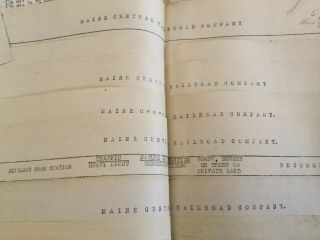VTG Railroad Ephemora 1930’s Paperwork 4