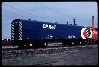 Rail Slide - Cp Cpr Canadian Pacific 1010 Alyth Ab 6 - 21 - 1980 Fresh