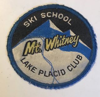 Mt Whitney School Skiing Ski Patch Lost Area 1938 - 1980 Placid York Travel