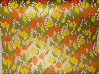 Vtg Store Wrapping Paper 2 Yards Gift Wrap Retro 1960 Mod 70 