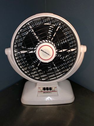 Rare Vintage Windmere 10” 3 - Speed Rotating Fan