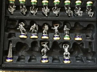 Lord of the Rings ♟ Noble Chess♟ 24 Pewter Pieces♟ Incomplete Set♟ 4