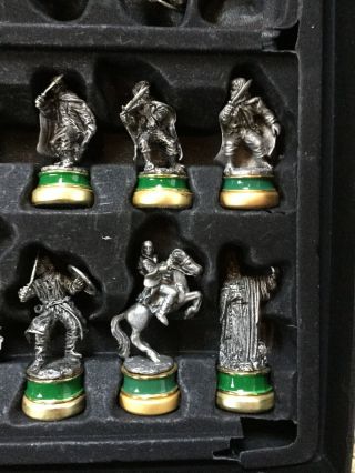 Lord of the Rings ♟ Noble Chess♟ 24 Pewter Pieces♟ Incomplete Set♟ 5