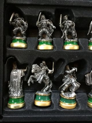 Lord of the Rings ♟ Noble Chess♟ 24 Pewter Pieces♟ Incomplete Set♟ 7