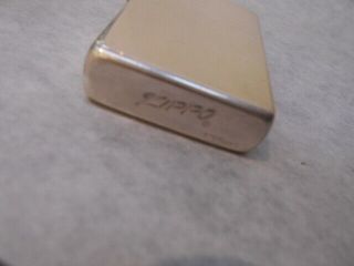 Sterling silver Zippo with green box 2