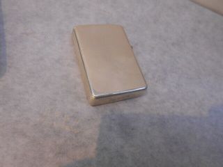 Sterling silver Zippo with green box 3