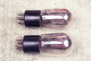 Two,  Northern (western) Electric Dx - 235,  Matching Pair,  Ux - 201a,  Cx - 301a,  01a Eq