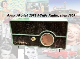 Arvin Model 2573 5 Tube Radio