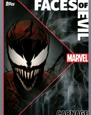 Topps Marvel Collect Faces Of Evil Carnage Motion & Static Digital Card