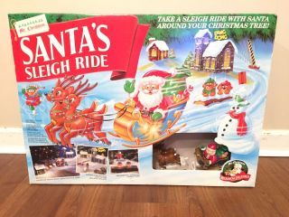 Vintage Mr Christmas Santa’s Sleigh Ride Collectible