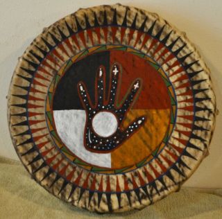 Hand Of The Healer / Painted By Lakota Artist Sonja Holy Eagle