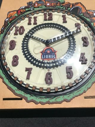 Lionel Centennial 100 Year 1900 - 2000 Wall Clock Fine