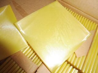 Vintage 25 Sq.  Ft.  Yellow Marble White Color Nib Plastic Tile 4 1/4 "