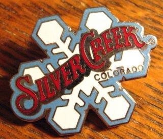 Silver Creek Colorado Lapel Pin - Usa Mountain Snow Ski Resort Lodge Board Badge