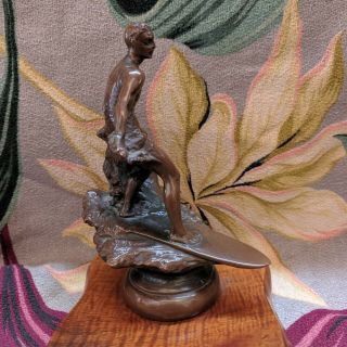 John Kelly Surf Sculpture,  Trophy - 1930s 10