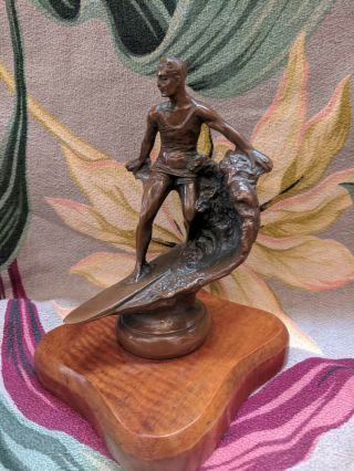 John Kelly Surf Sculpture,  Trophy - 1930s 4