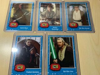 Sdcc 2019 Exclusive Topps Star Wars Limited Card Set Of 5 /99 In Hand