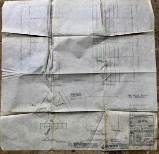 Hand - Drawn Blueprint From Irwin Allen 